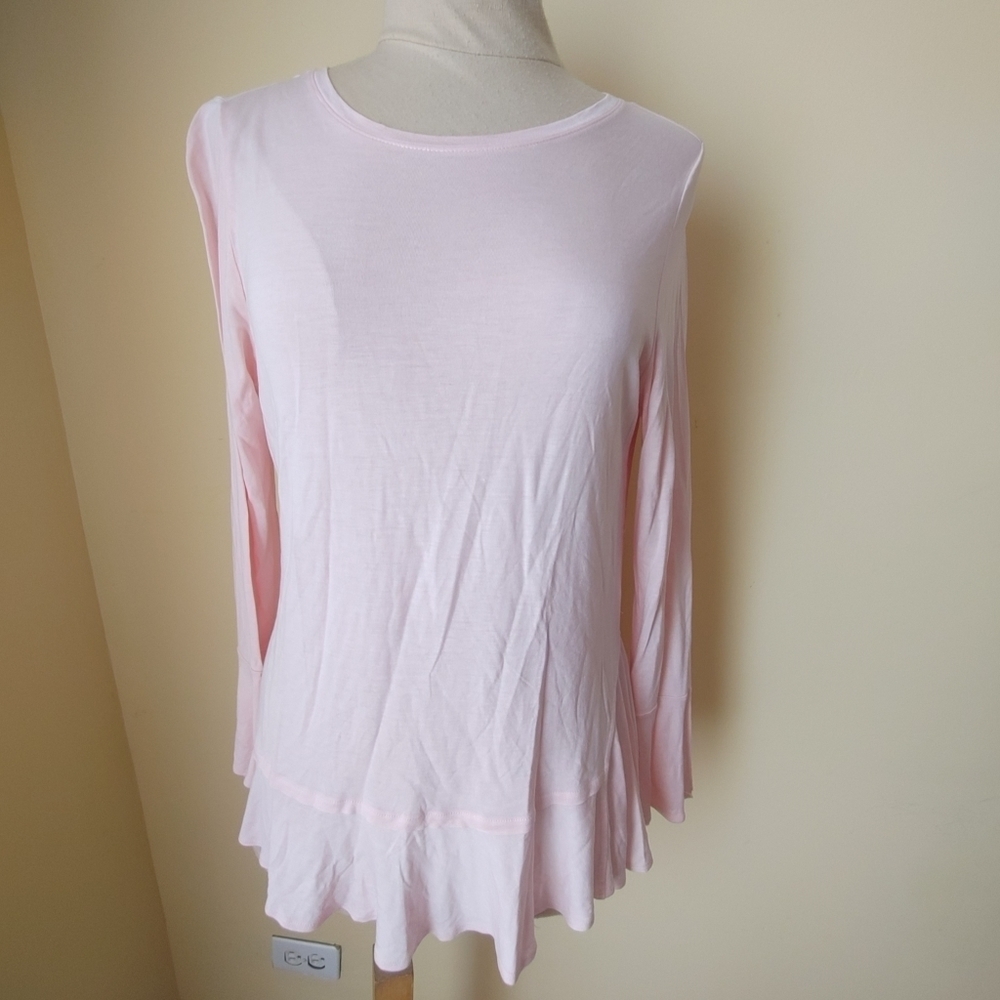Joe Fresh Long sleeve top size Large pink